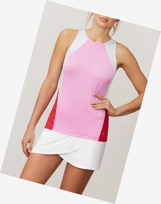 Fila 30 Love Full Coverage Tank Cycl/Crim/Wht | 6538DLZRC