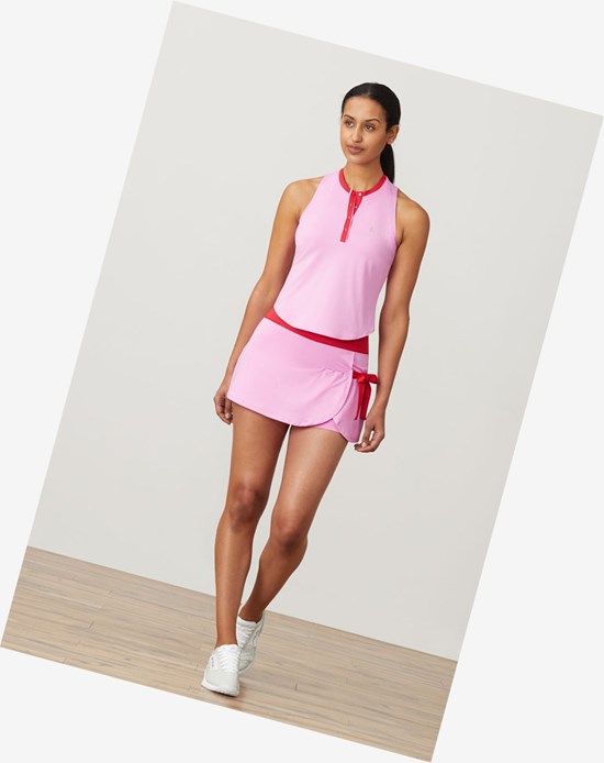 Fila 30 Love Tie Up Racerback Tank Cycl/Crim | 1746WQCJB