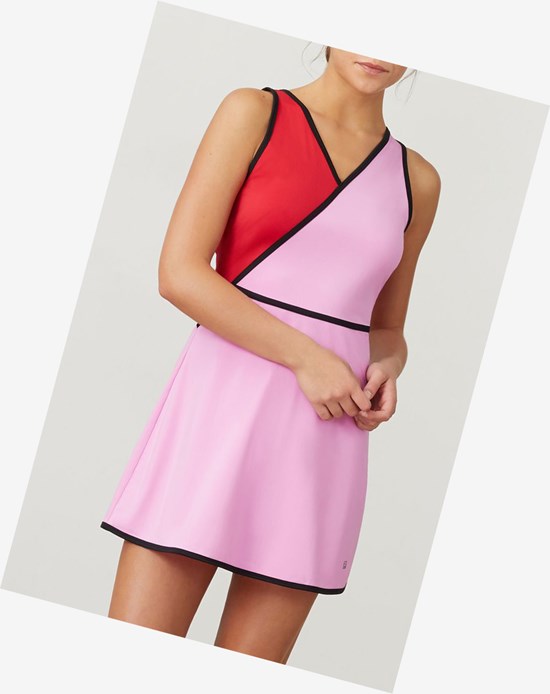 Fila 30 Love Vestito Cycl/Crim/Blk | 9173QNDFA