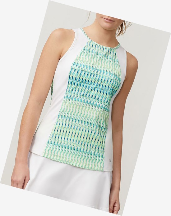 Fila Acqua Sole Full Coverage Tank Fbluap/Wht | 0618CRBWM