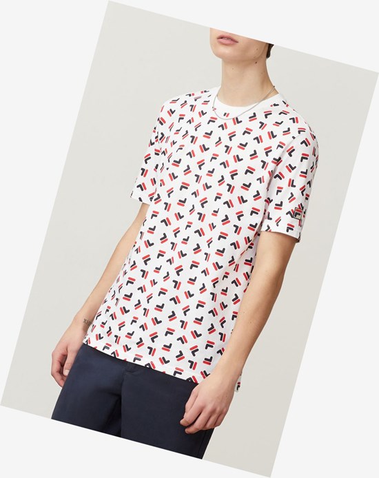 Fila Adam Tee Bianche | 7096SWLTY