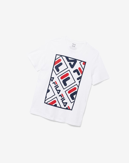 Fila Adao Grafica Tee Bianche | 3097EINZL