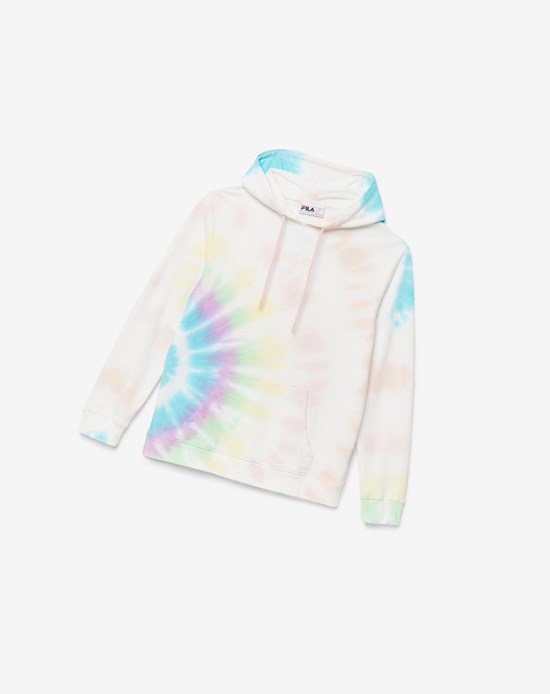 Fila Aerolynn Tie Dye Hoodie Crema | 8179MTZSQ