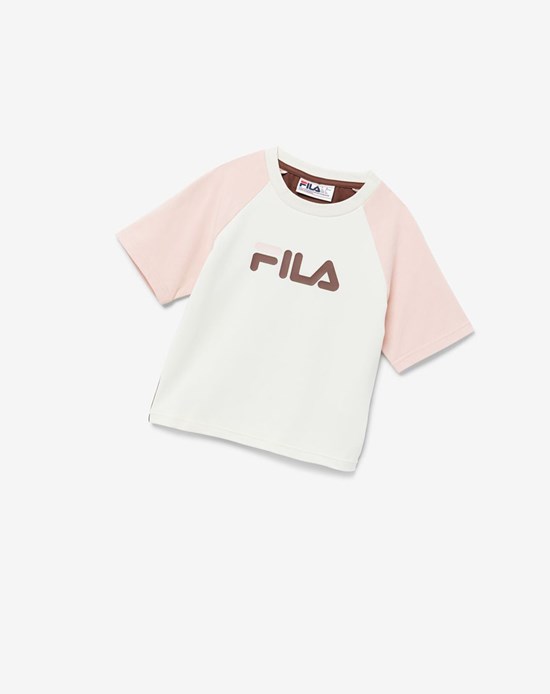 Fila Aisha Tee Corallo Rosa | 3847AYKCI