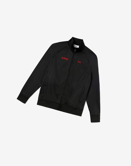 Fila Albania Pista Jacket Nere Rosse | 1230PWVMF