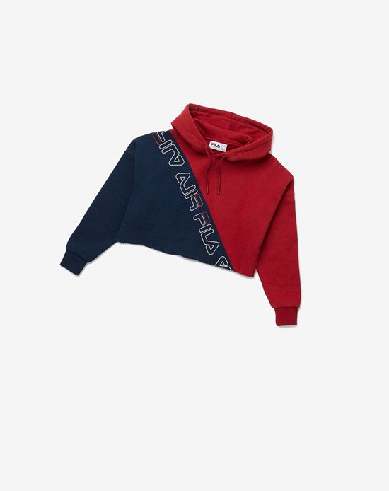 Fila Alianna Hoodie Rosse | 4371FUEZR