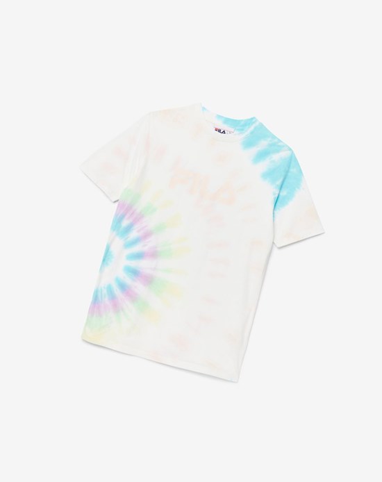Fila Alivia Tie Dye Tee Crema | 4509AVCMF