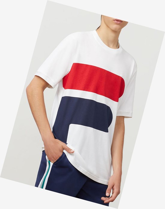 Fila Alvan Tee Wht/Peac/Cred | 5670VAQWE