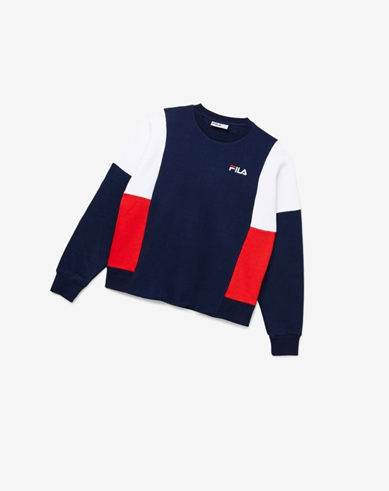 Fila Alwyn Crew Bianche Rosse | 2805EBIGU