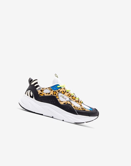 Fila Animal Trigate Tennis Shoes Nere Argento Blu | 8601DWUGY