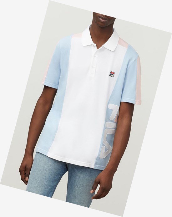 Fila Apache Polo Wht/Cblu/Pkch | 9873SDTUK