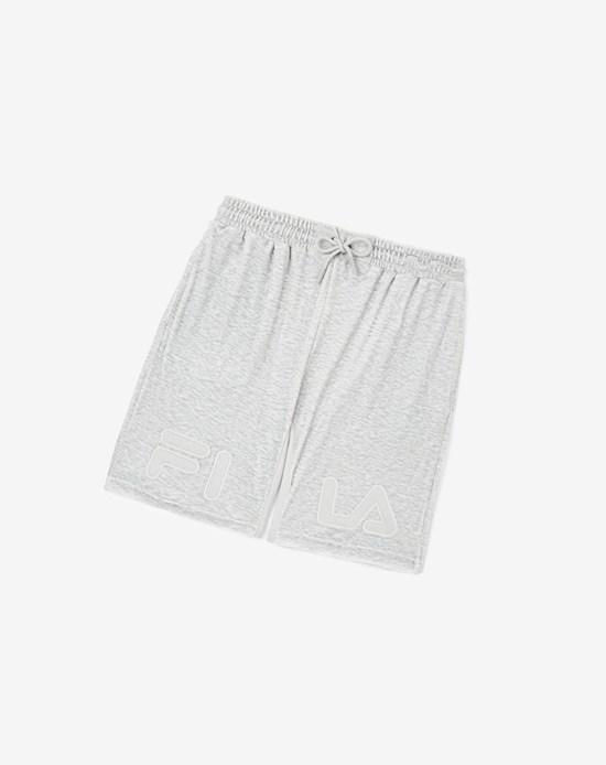 Fila Arc Velour Corta Grigie Chiaro | 0187EQZFO