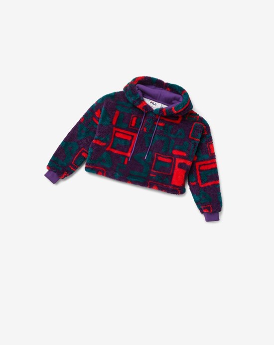 Fila Arya Hoodie Viola | 7891DLROV