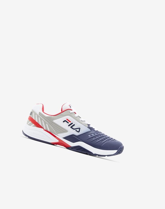 Fila Axilus 2 Energized Tennis Shoes Bianche Blu Marino Rosse | 0546ABZQP