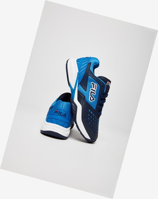 Fila Axilus 2 Energized Tennis Shoes Eble/Fnvy/Wht | 6059JMIOB