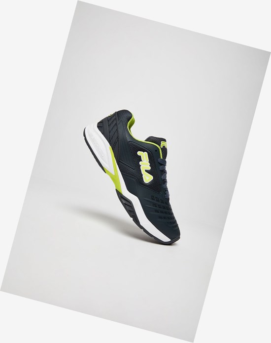 Fila Axilus 2 Energized Tennis Shoes Ebny/Lgrn/Wht | 3104SLBDK