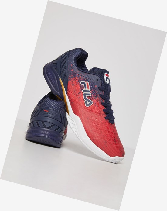 Fila Axilus 2 Energized Tennis Shoes Fnvy/Fred/Wht | 4689MVDNO
