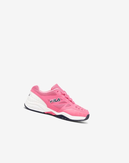 Fila Axilus Jr Tennis Shoes Shop/Wht/Fnvy | 3065IMKJG