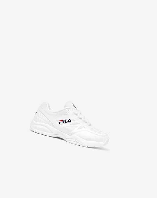Fila Axilus Jr Tennis Shoes Wht/Wht/Wht | 0287JBWEP