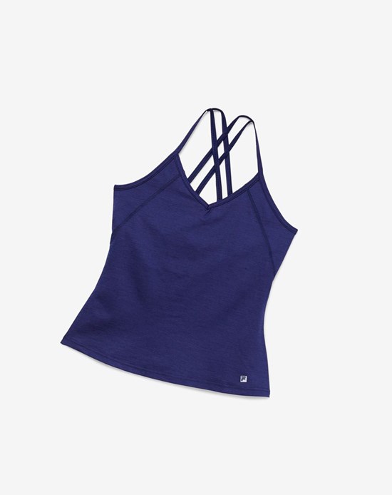 Fila Back Court Cami Tank 557 Marlin Heather ? Wild Lime | 6129JOPRG