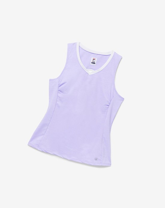 Fila Back Court Full Coverage Tank Viola Bianche | 6038PEYBQ