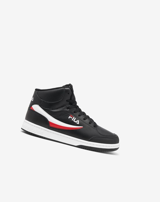 Fila Bbn 92 Mid Tennis Shoes Nere Bianche Rosse | 2546IWXMV