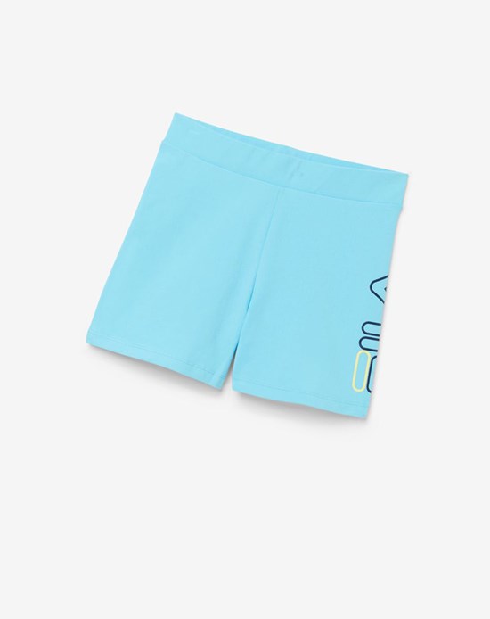 Fila Beatriz High Vita Bike Shorts Blu | 0134XDJPC
