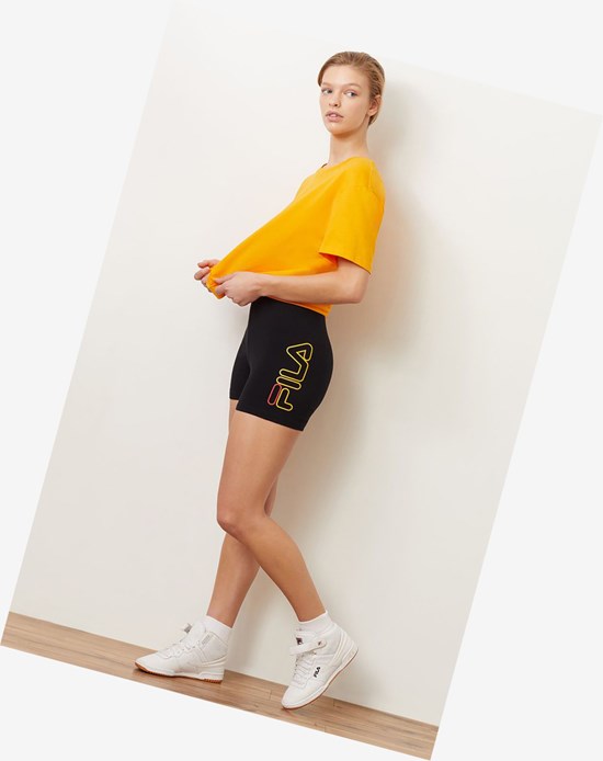 Fila Beatriz High Vita Bike Shorts Nere | 1278ETMRC