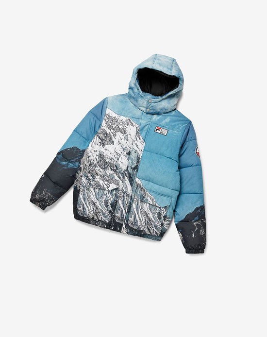 Fila Blanc Puffer Jacket Bianche Nere | 5046STNPH