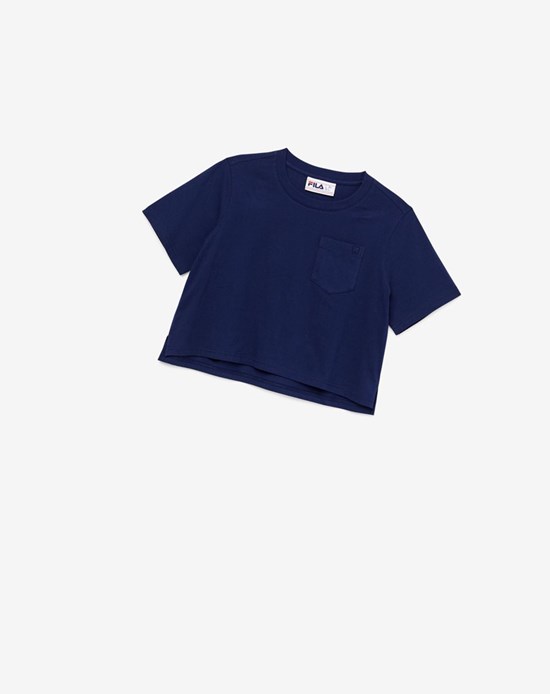 Fila Blenda Tee 410 Peacoat | 0847XGFVA