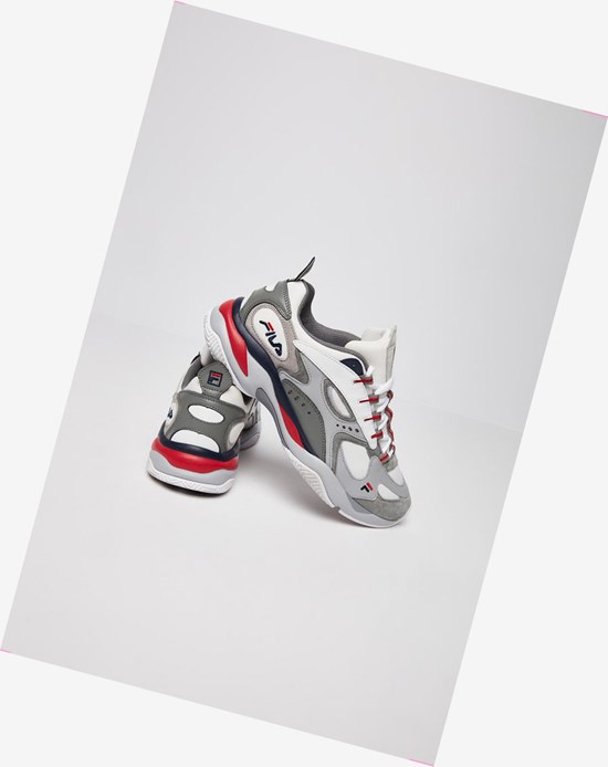 Fila Boveasorus Tennis Shoes Bianche Blu Marino | 2418DXFIU