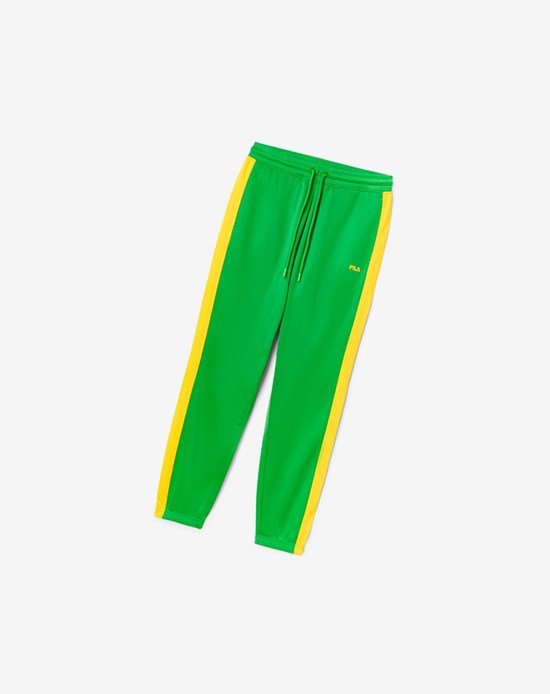 Fila Brazil Pista Pant Verdi Gialle | 0536UNFRQ