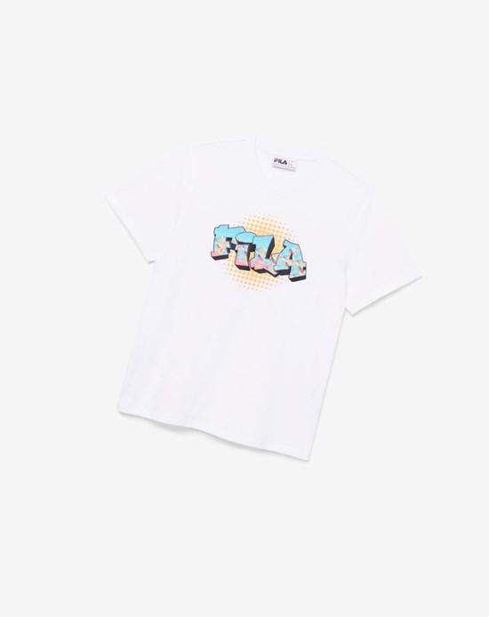 Fila Breckin Tee Bianche | 0521JFWRS