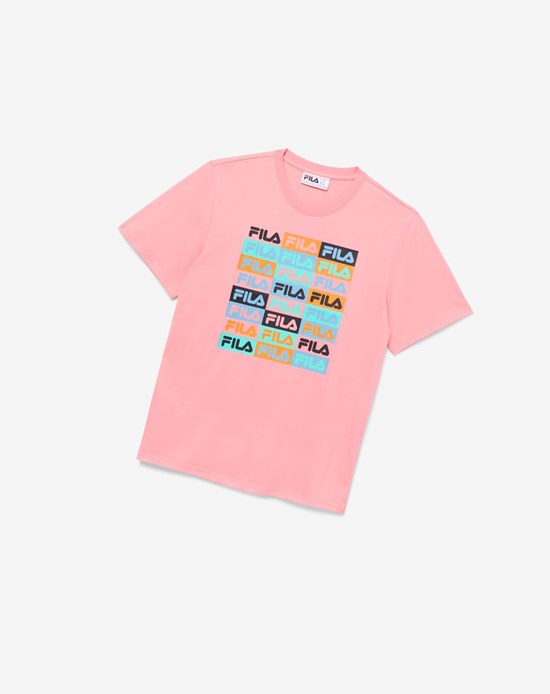 Fila Broden Tee 687 Bubble Gum | 7618UCKEG
