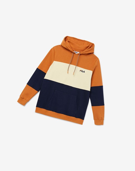 Fila Bryan Hoodie Sabbia Blu | 1903RLITC