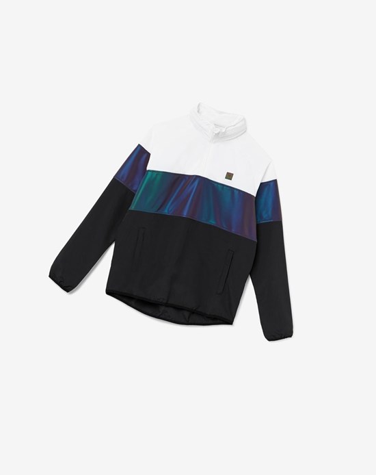 Fila Bryson Vento Jacket Nere Bianche | 2493OBUQJ