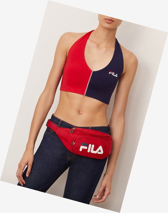 Fila Cara Halter Top Peac/Cred/Wht | 7409WUVXB