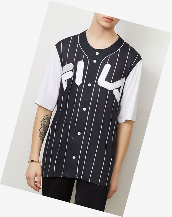 Fila Castro Jersey Blk/Wht | 5729GFLAM