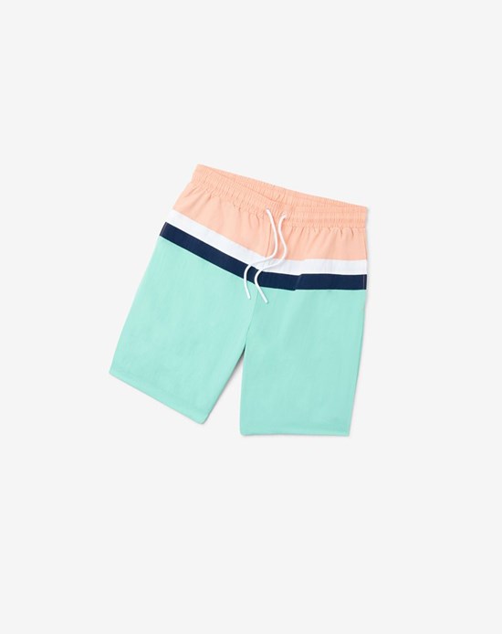 Fila Charlie Swim Corta Bianche Menta | 8249HUEMI