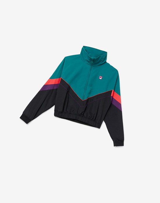 Fila Chiaki 2 Vento Jacket Nere Viola | 3814IAKYB