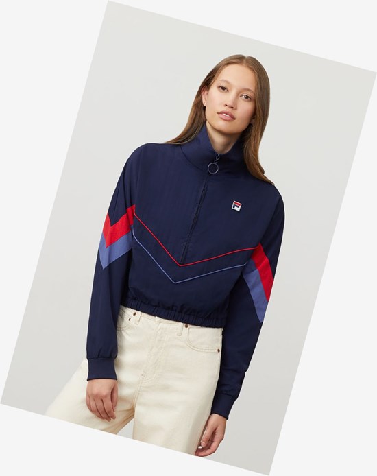 Fila Chiaki Vento Jacket Peac/Marl/Cred | 9314OCMUA