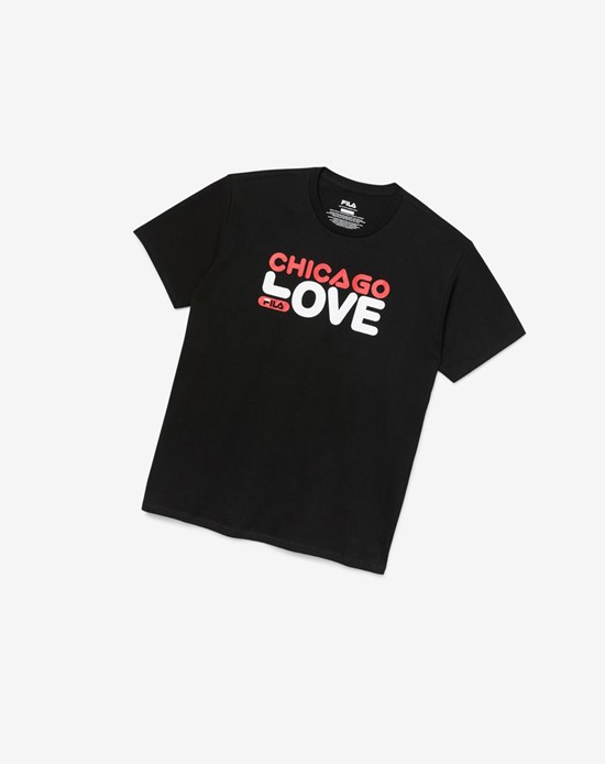 Fila Chicago Love Tee Nere | 2196HTMYW