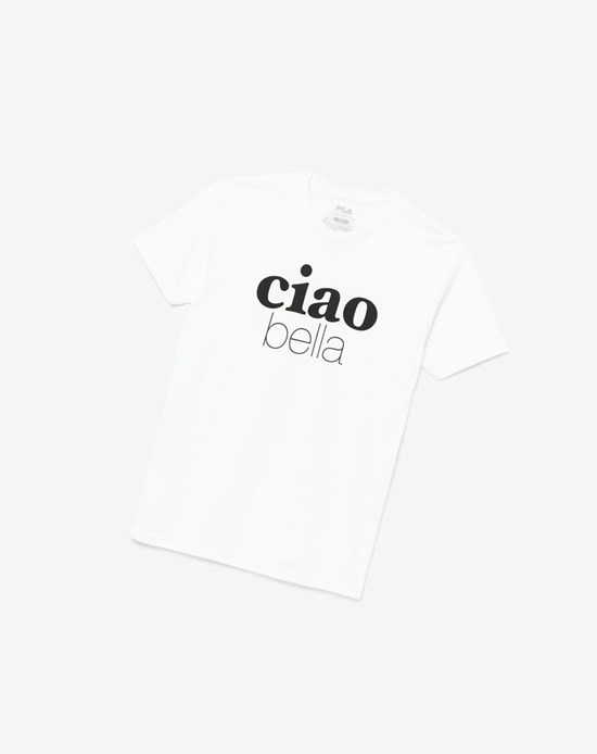 Fila Ciao Bella Tee Bianche | 5346XKJUW
