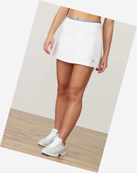 Fila Colorful Play A-line Skort Wht/Ampb | 8714ODLMU