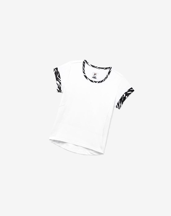 Fila Core Corta Sleeve Top Wht/Zebra | 1940RSXQE