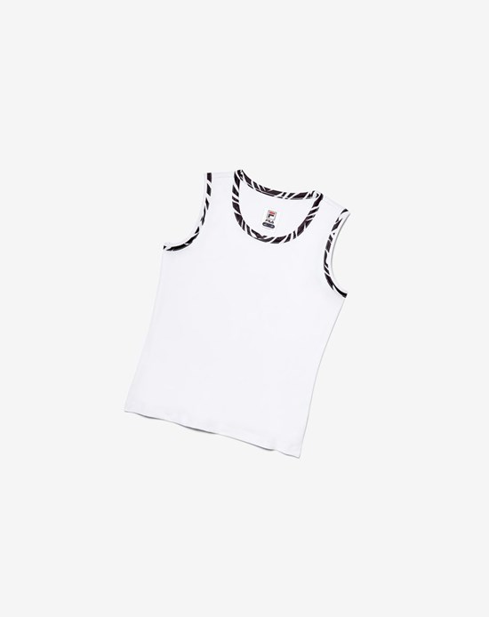 Fila Core Fullback Tank Bianche | 9547FZEGM