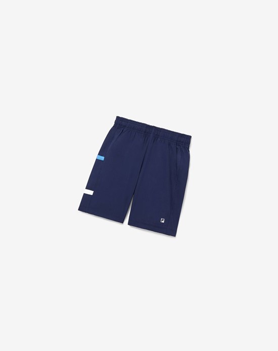 Fila Core Tennis Shorts Blu Marino Bianche | 4038EXCNP