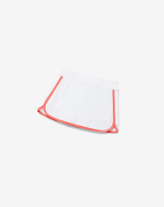 Fila Core Tennis Skirt Bianche Corallo | 5310DSOZW