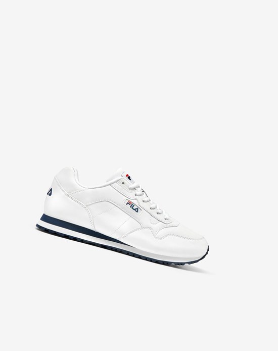 Fila Cress Tennis Shoes Bianche Blu Marino Rosse | 0468LHIND