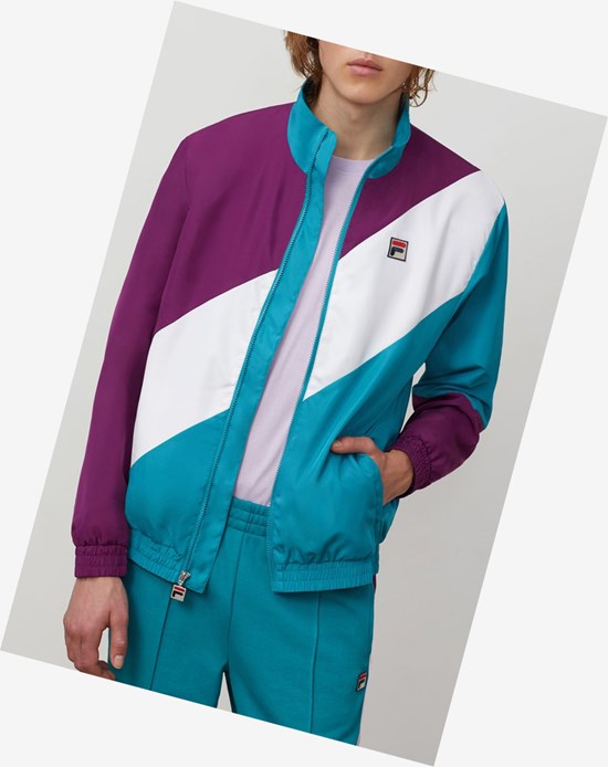 Fila Cruz Windbreaker Grpj/Bbay/Wht | 2401QEJYB